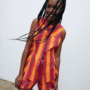 Tanya Taylor kids long stripe tank top